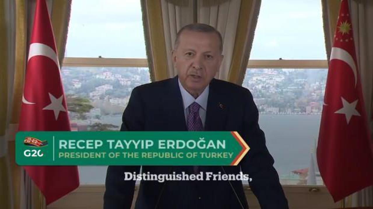 Erdoğan'dan G20'de dünyaya mesaj, Kral Selman'a teşekkür