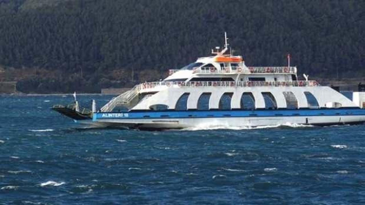Güney Marmara'da tüm feribot seferleri iptal edildi