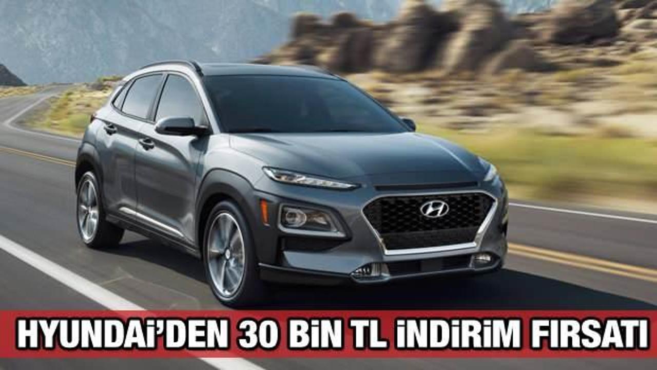 Hyundai'den 30 bin TL indirim: Hyundai  i10, i20, Elentra, Kona, Tucson fiyatları