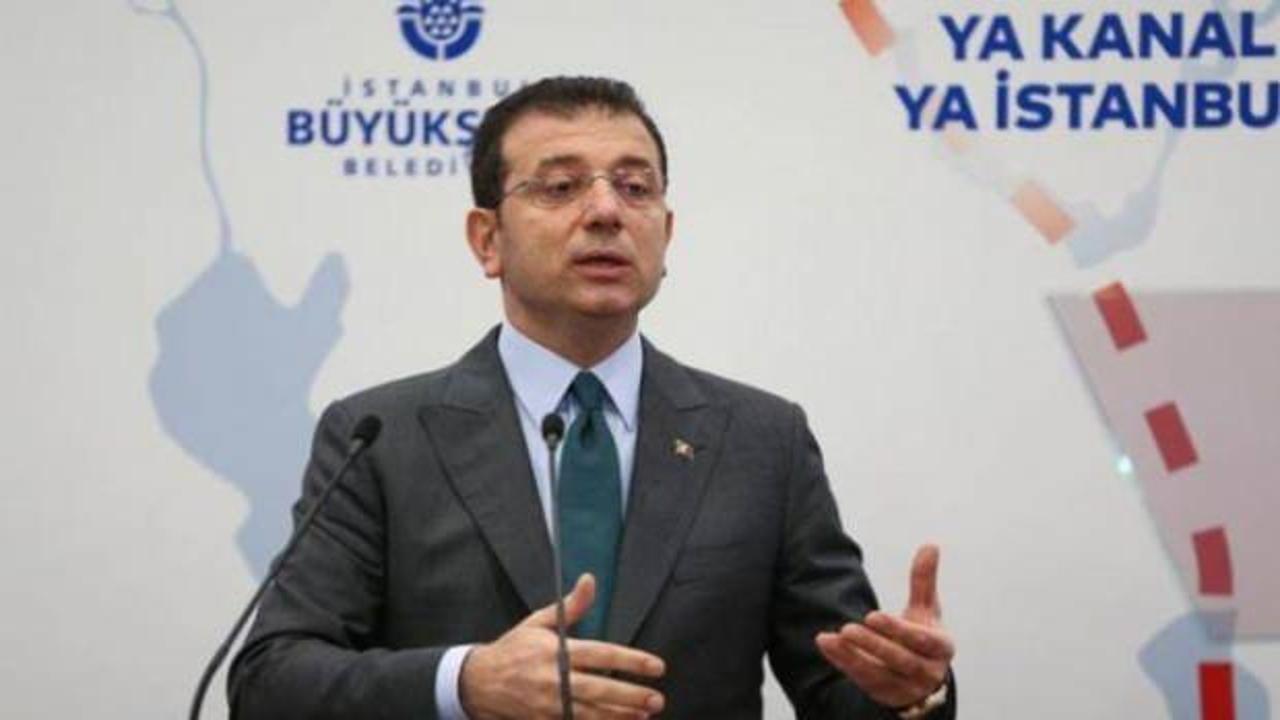 İBB Başkanı Ekrem İmamoğlu, Kanal İstanbul'la ilgili ifade verdi