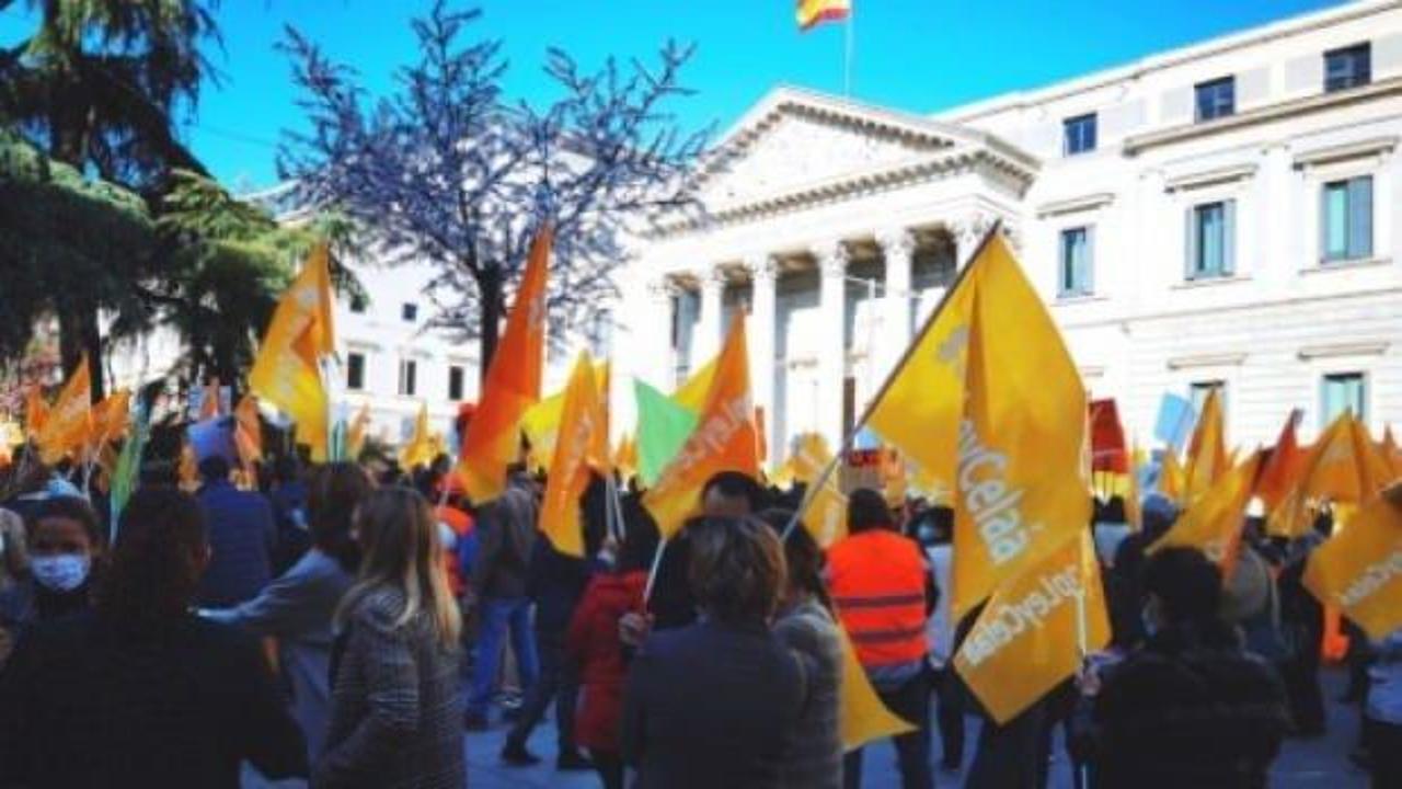 İspanyol sağı, sol hükümetin eğitim reformunu protesto etti