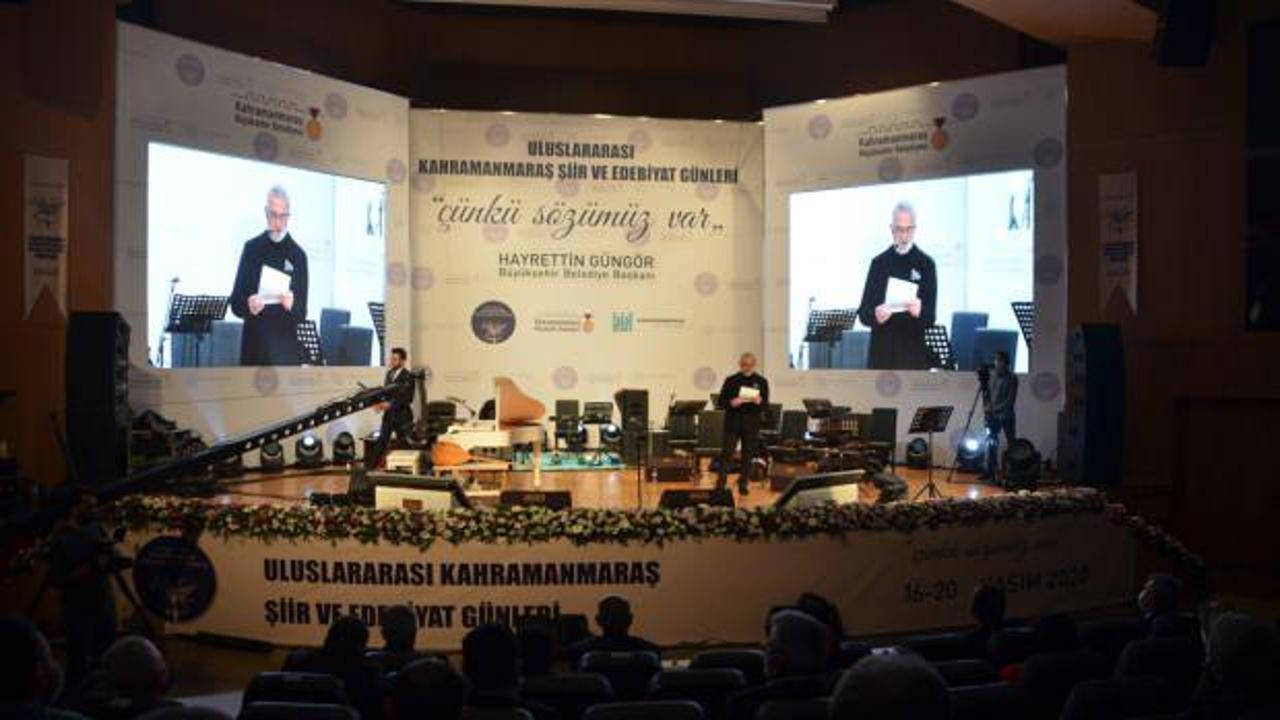 Kahramanmaraş'ta '1. Uluslararası Şiir ve Edebiyat Günleri' sona erdi