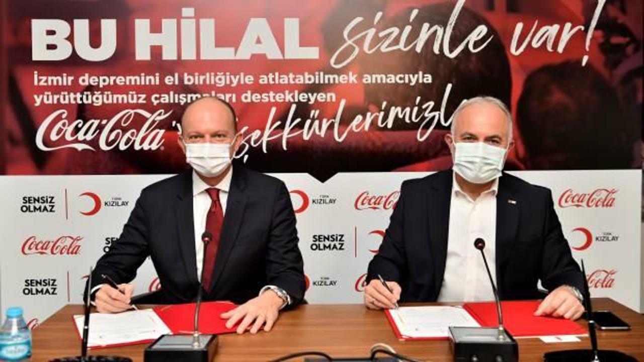 Kızılay ve Coca-Cola depremin yaralarını birlikte saracak