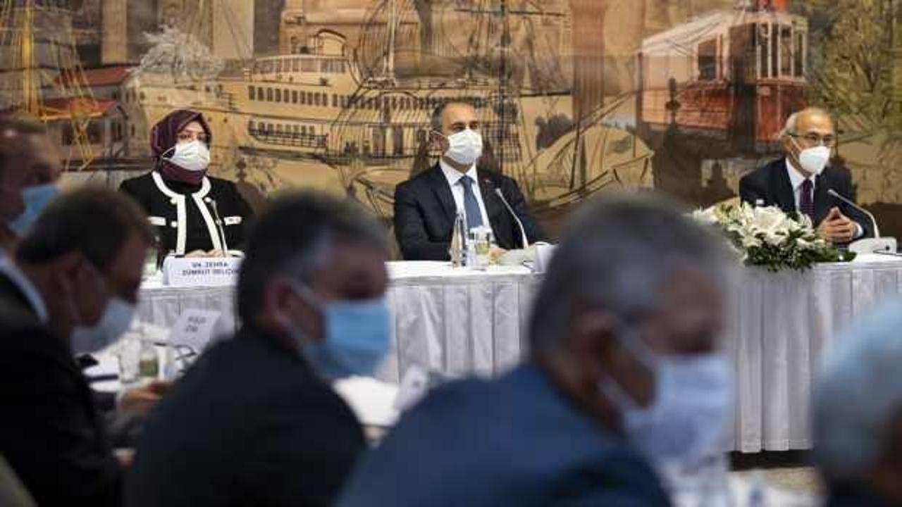 Bakan Elvan ve G&uuml;l TOBB y&ouml;netimiyle bir araya geldi