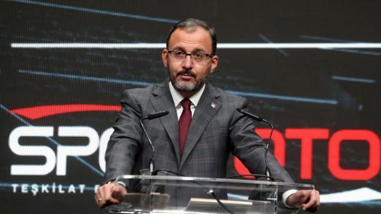 Bakan Kasapoğlu: Türk sporu için var gücümüzle çalışıyoruz