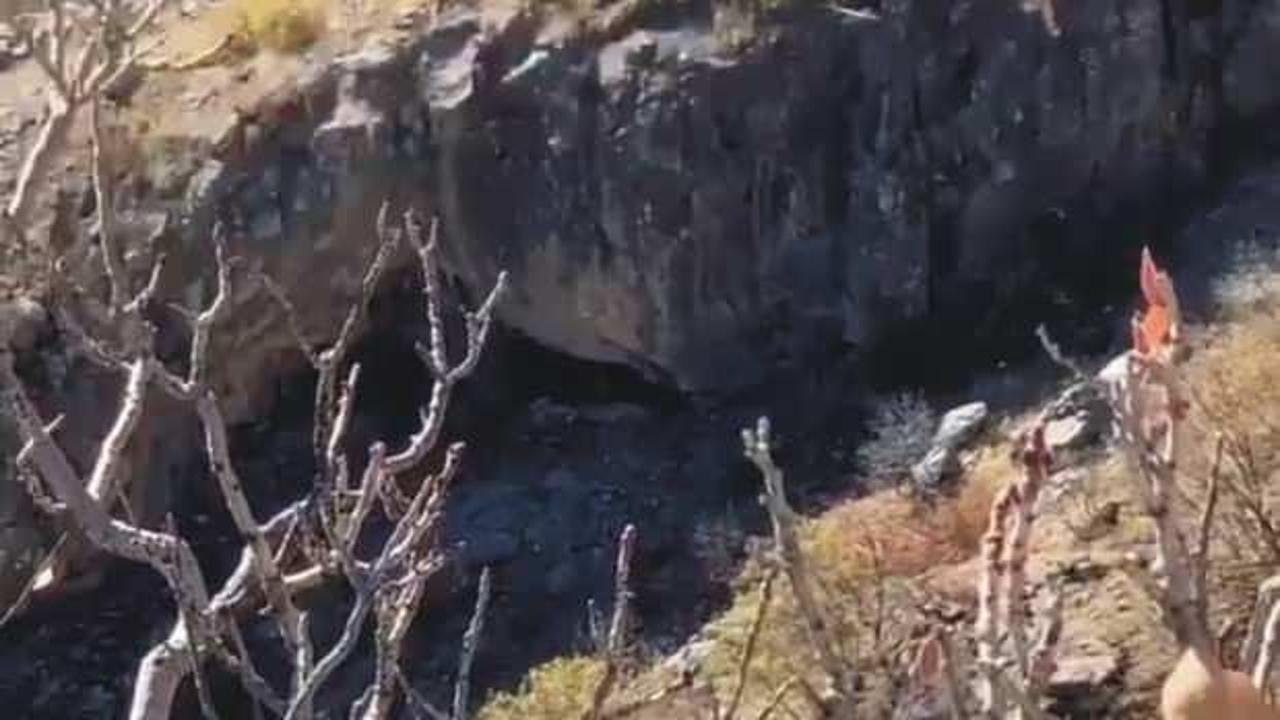 Bitlis'te teröristlerce saklanmak için kullanılan 3 mağara imha edildi