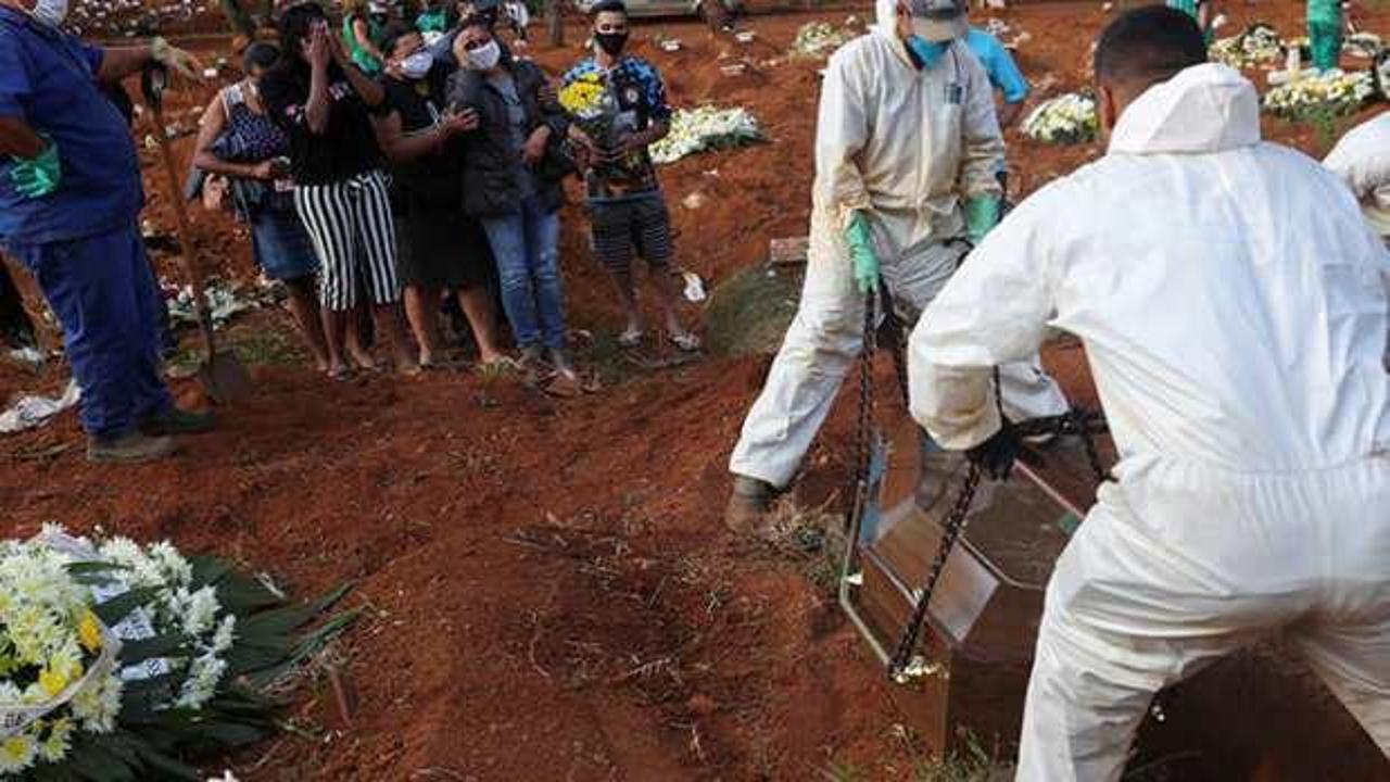 Brezilya'da 170 bine yakın kişi Kovid-19'dan hayatını kaybetti 