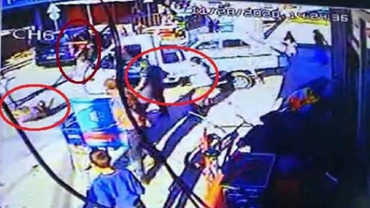 Bursa'da 4 kişinin yaralandığı silahlı &ccedil;atışmanın g&ouml;r&uuml;nt&uuml;leri ortaya &ccedil;ıktı