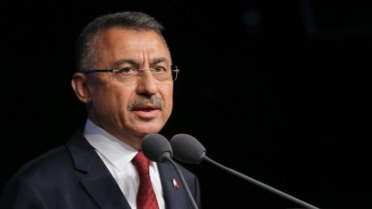 Cumhurbaşkanı Yardımcısı Fuat Oktay'dan Akdeniz'de Türk gemisindeki hukuk dışı aramaya tepki