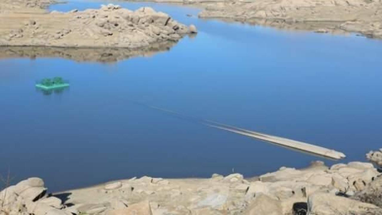 İçme suyunu sağlayan baraj kurudu: 36 saatlik kesinti
