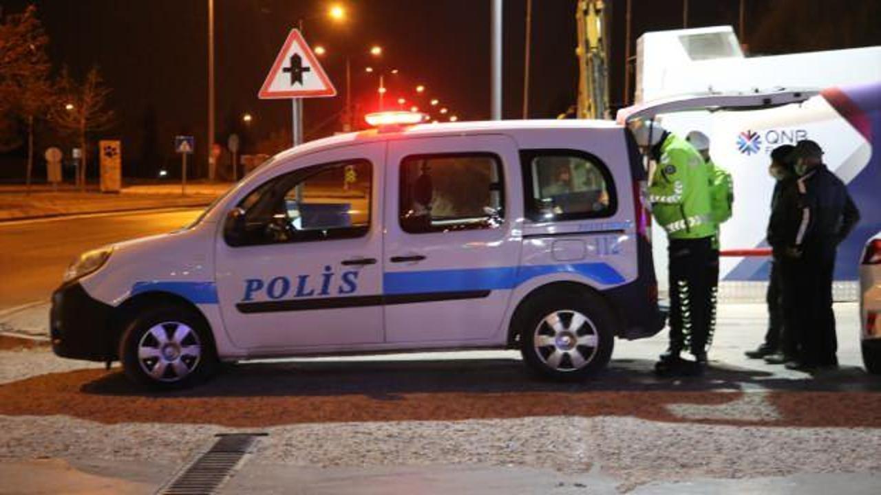 Kayseri'de ehliyetsiz sürücü sokağa çıkma kısıtlaması denetimine takıldı