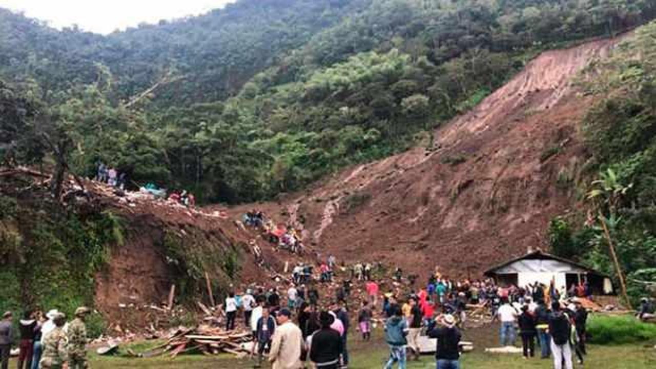 Kolombiya'da toprak kayması: 7 ölü, 12 yaralı