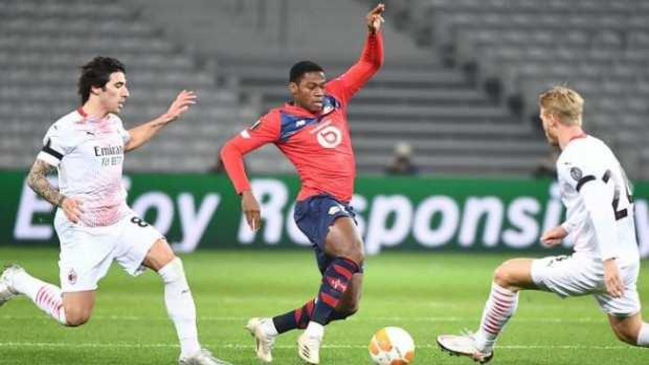 Lille ile Milan'ın &ccedil;ekişmesinde kazanan &ccedil;ıkmadı