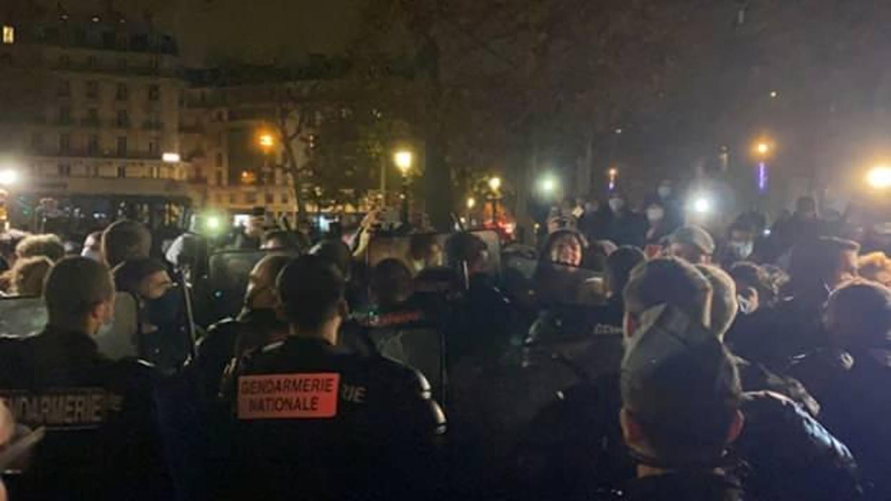 Paris'te polis sığınmacıları sokak sokak kovaladı