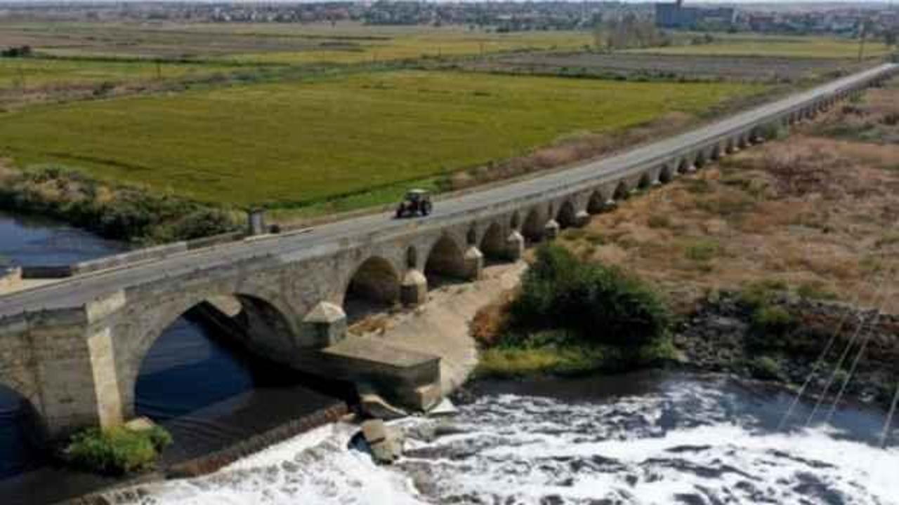 Tarihi Uzunköprü onarıma alınıyor