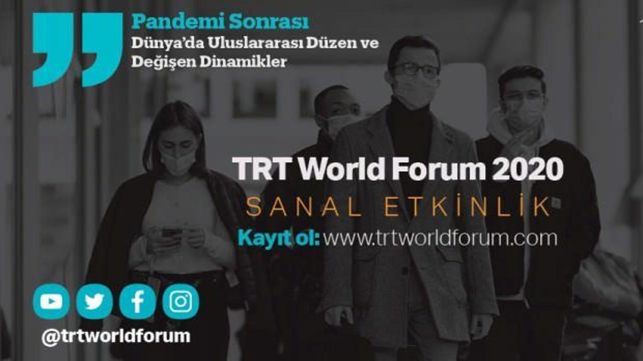 TRT World Forum 2020 dünyaca ünlü isimleri bir araya getiriyor