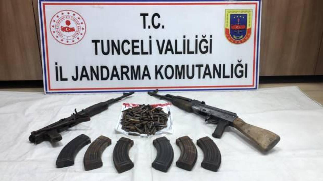 Tunceli'de PKK'nın ini imha edildi