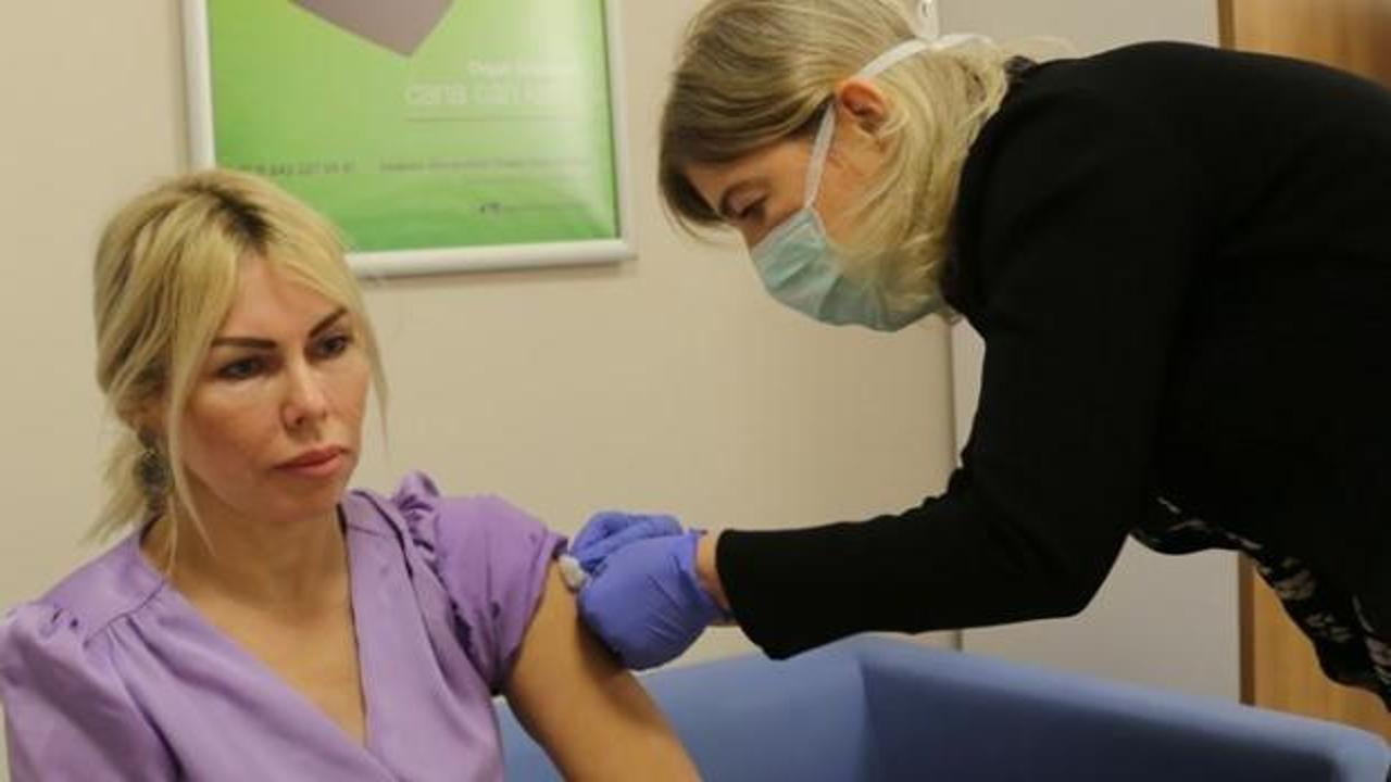 Rektör Özkan'a ikinci doz aşı uygulandı