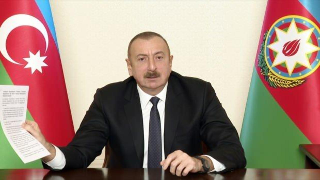 Aliyev'den rest: Herkes bu gerçeği kabullenecek
