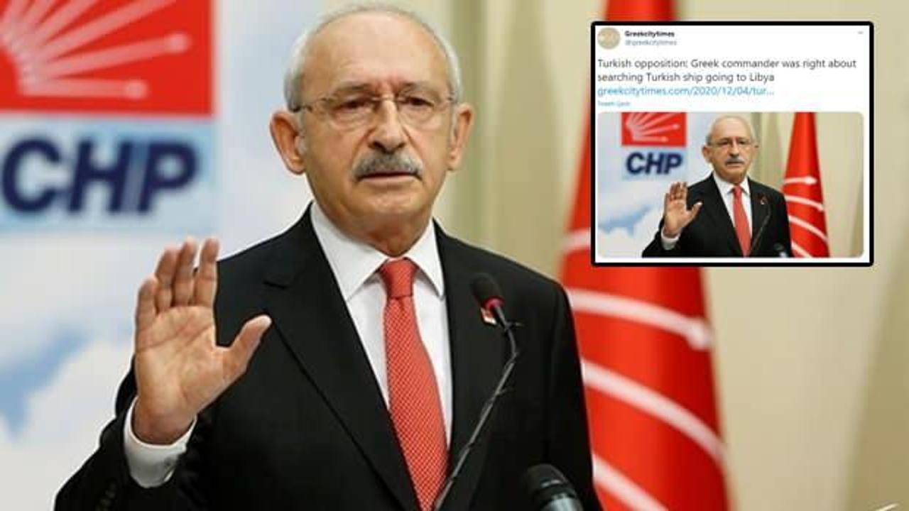Türkiye'yi karalayan Kılıçdaroğlu, Yunan basınına manşet oldu
