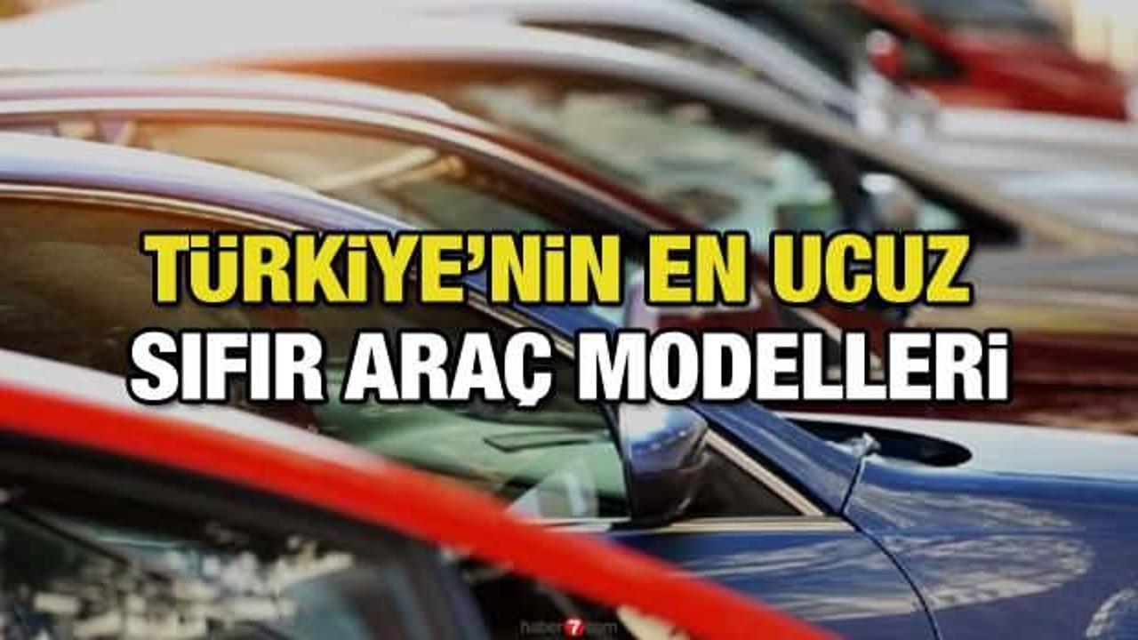 Türkiye'nin satılan en ucuz sıfır araç modelleri: İşte araba modellerinin fiyat listesi!