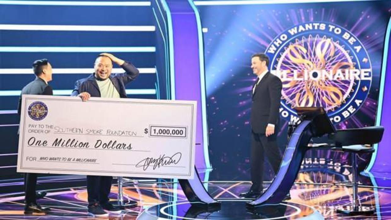 Ünlü şef David Chang Kim Milyoner Olmak İster yarışmasında 1 milyon dolar kazandı