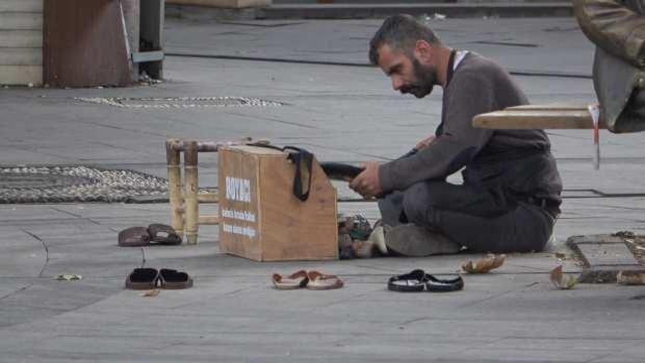 Yasaktan haberi olmayan boyacıya destek