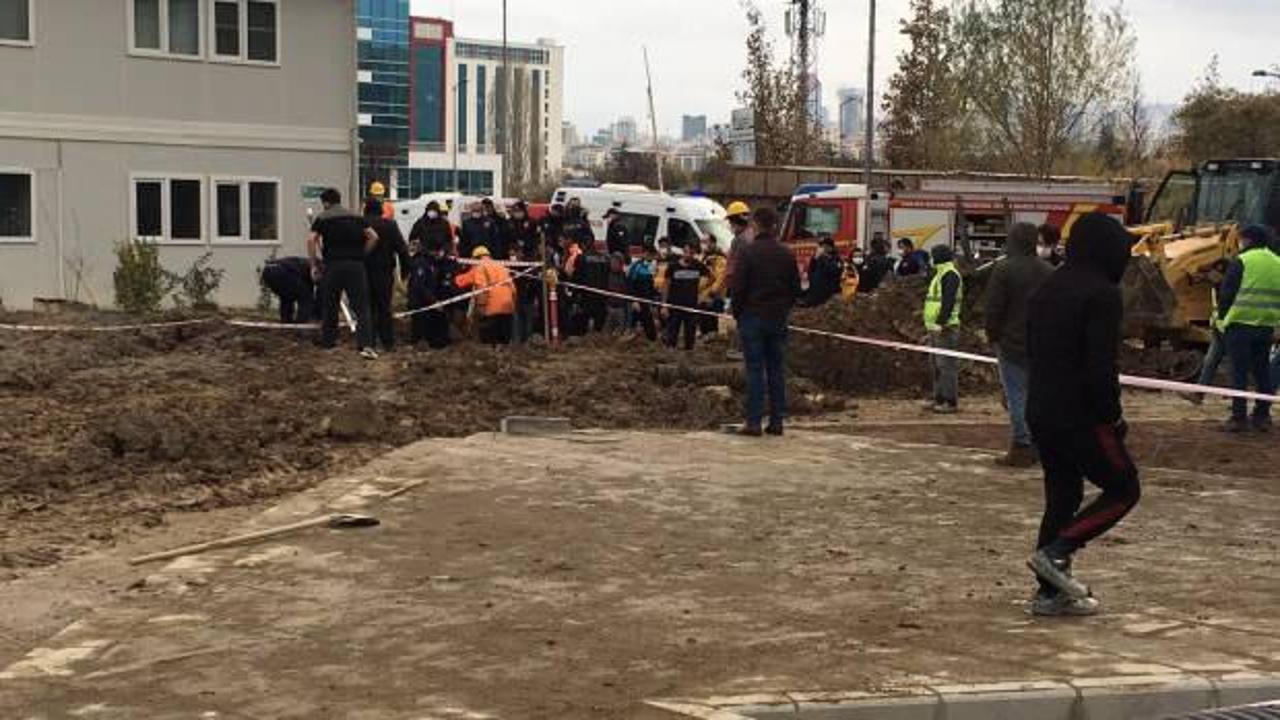 Ankara'da 2 işçi göçük altında kaldı
