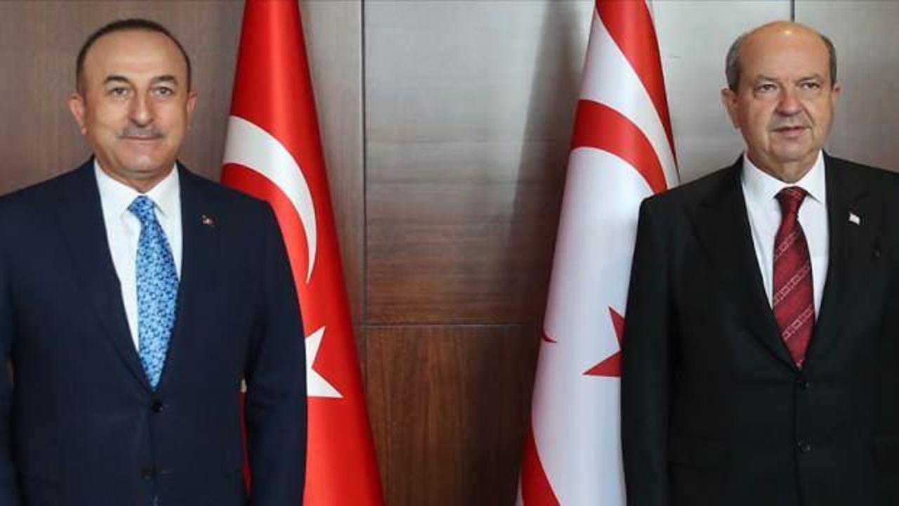 Dışişleri Bakanı Çavuşoğlu, KKTC Cumhurbaşkanı Tatar ile telefonda görüştü