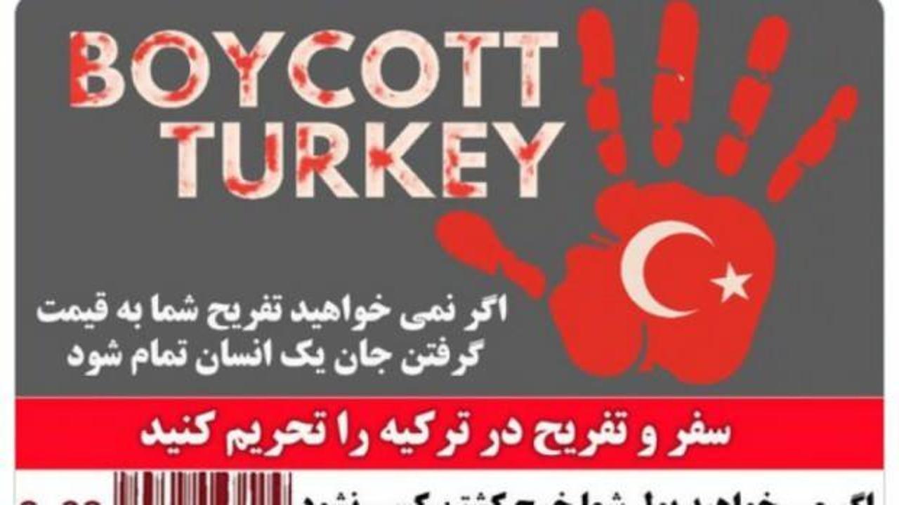 İran sosyal medyasında Türkiye'ye boykot çağrısı
