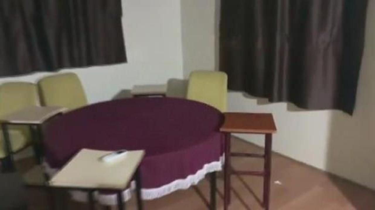 Kumarhaneye &ccedil;evrilen eve baskın