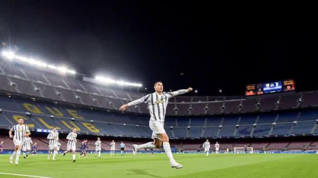 Nou Camp'ta Ronaldo'nun gecesi! Juve'den Barca'ya farklı tarife
