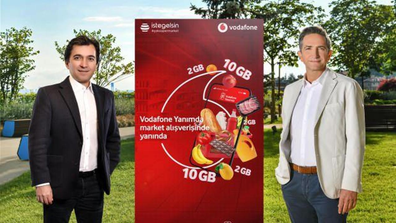 Vodafone, “Süpermarket Yanımda” ile ayda 100 bin alışveriş hedefliyor