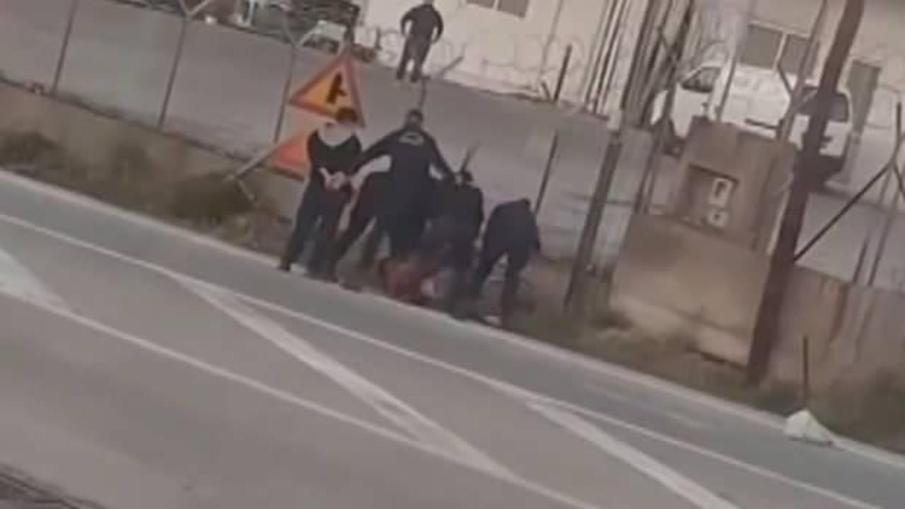 Yunan polisinin sığınmacılara dayağı kamerada
