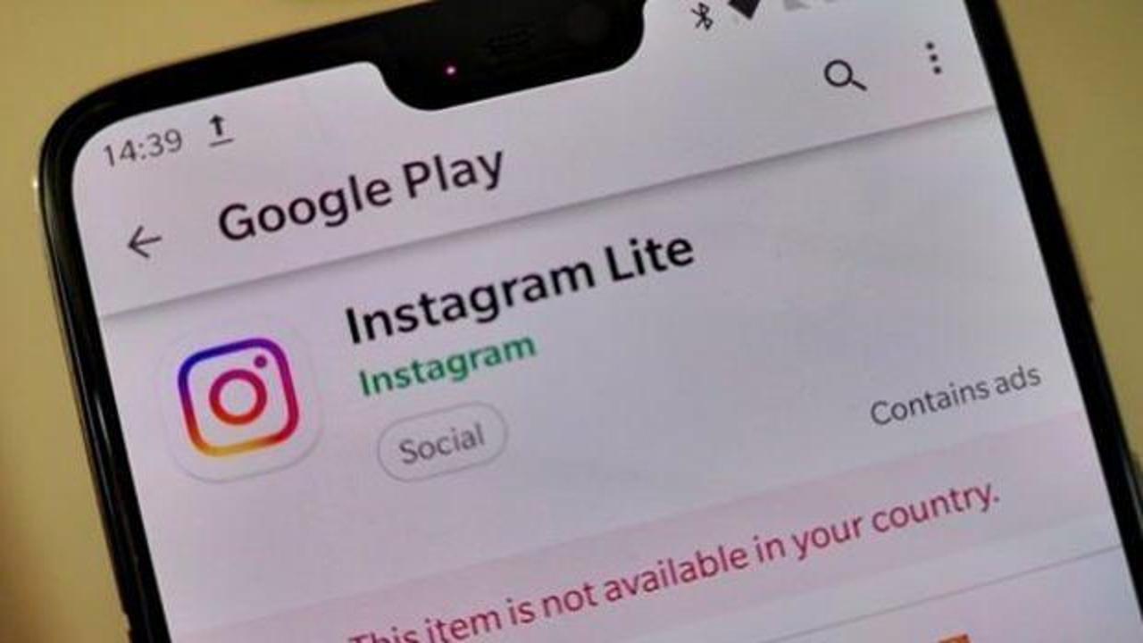 2MB’lik Instagram Lite uygulaması tanıtıldı