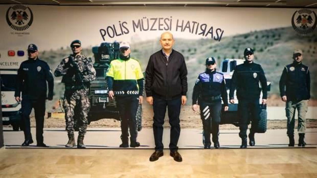 Bakan Soylu Polis Müzesi'ni ziyaret etti