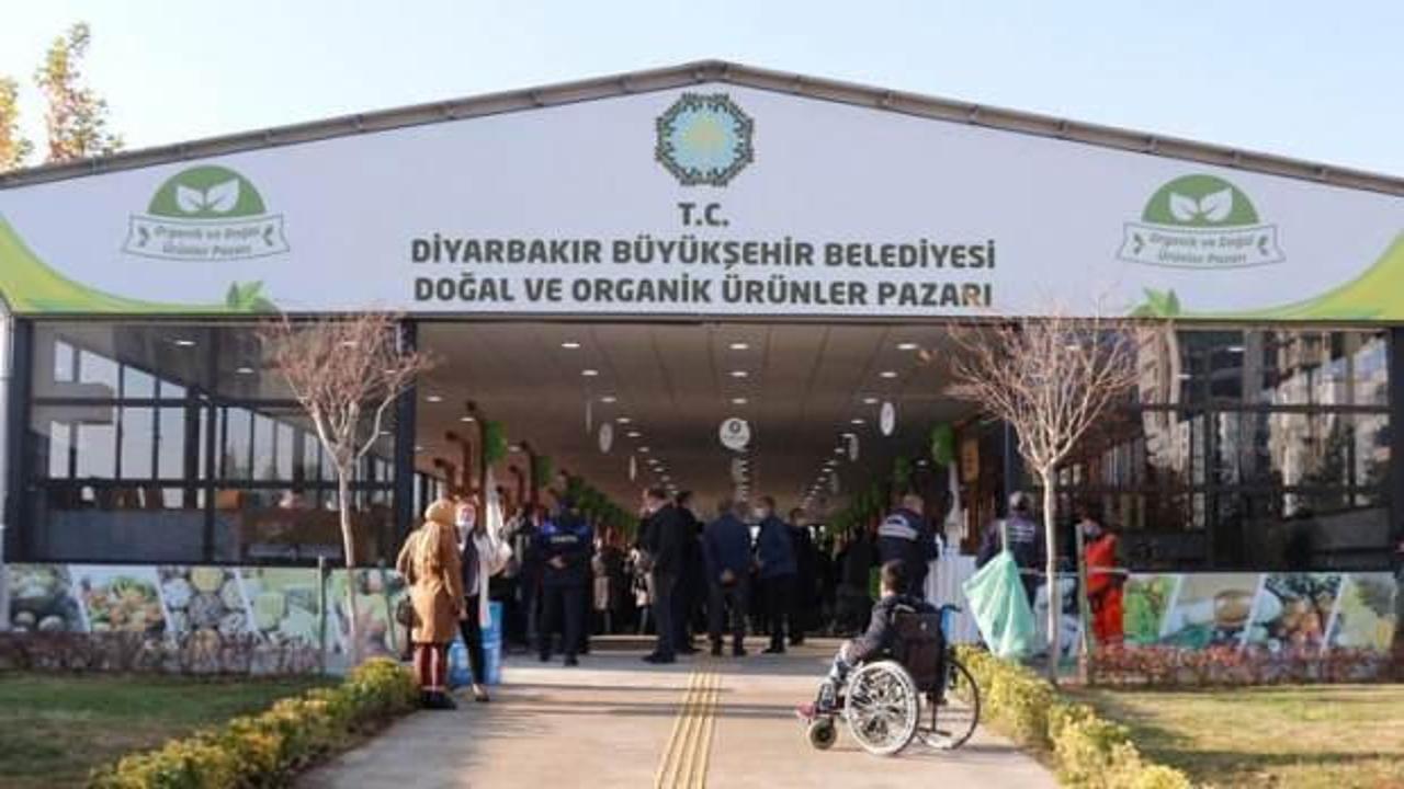 Diyarbakır'da organik ürün pazarı açıldı