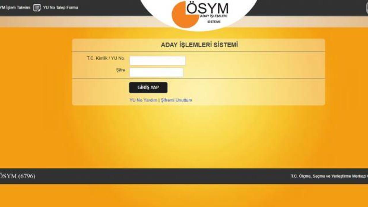 ÖSYM'den son dakika internet kesintisi açıklaması