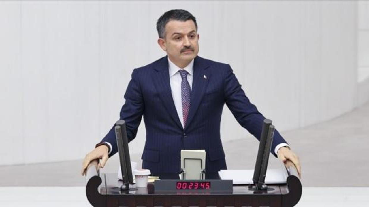 Son dakika: Bakan Pakdemirli'den &ouml;nemli a&ccedil;ıklama