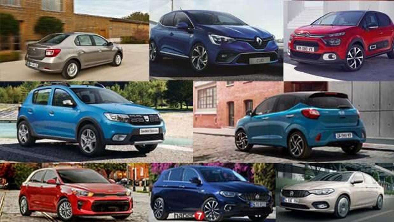 Türkiye'nin en ucuz 2020 model sıfır araç modelleri ve fiyatları! Fiat Dacia Renault Hyunda 