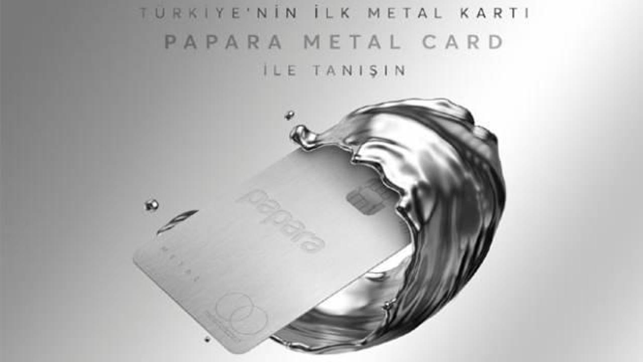 Türkiye’nin ilk metal kartı kullanıma sunuldu