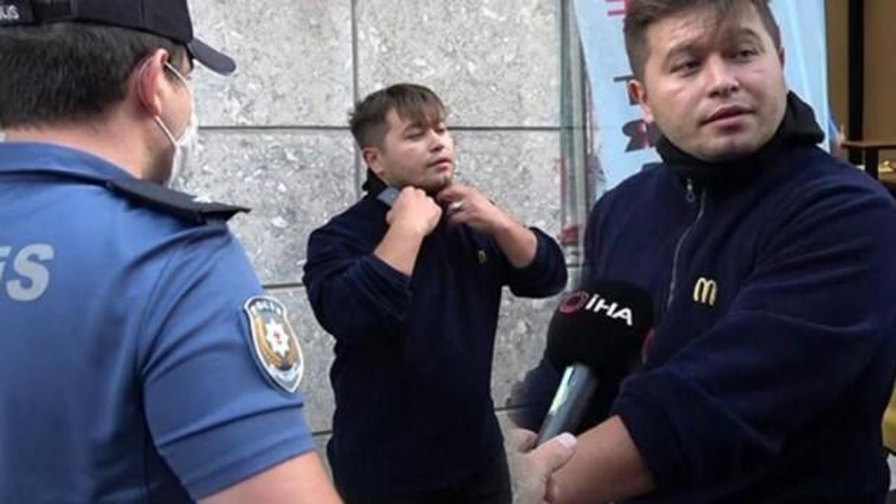 Tuzla'da polise tehditten yargılanan kuryeden bir skandal daha!