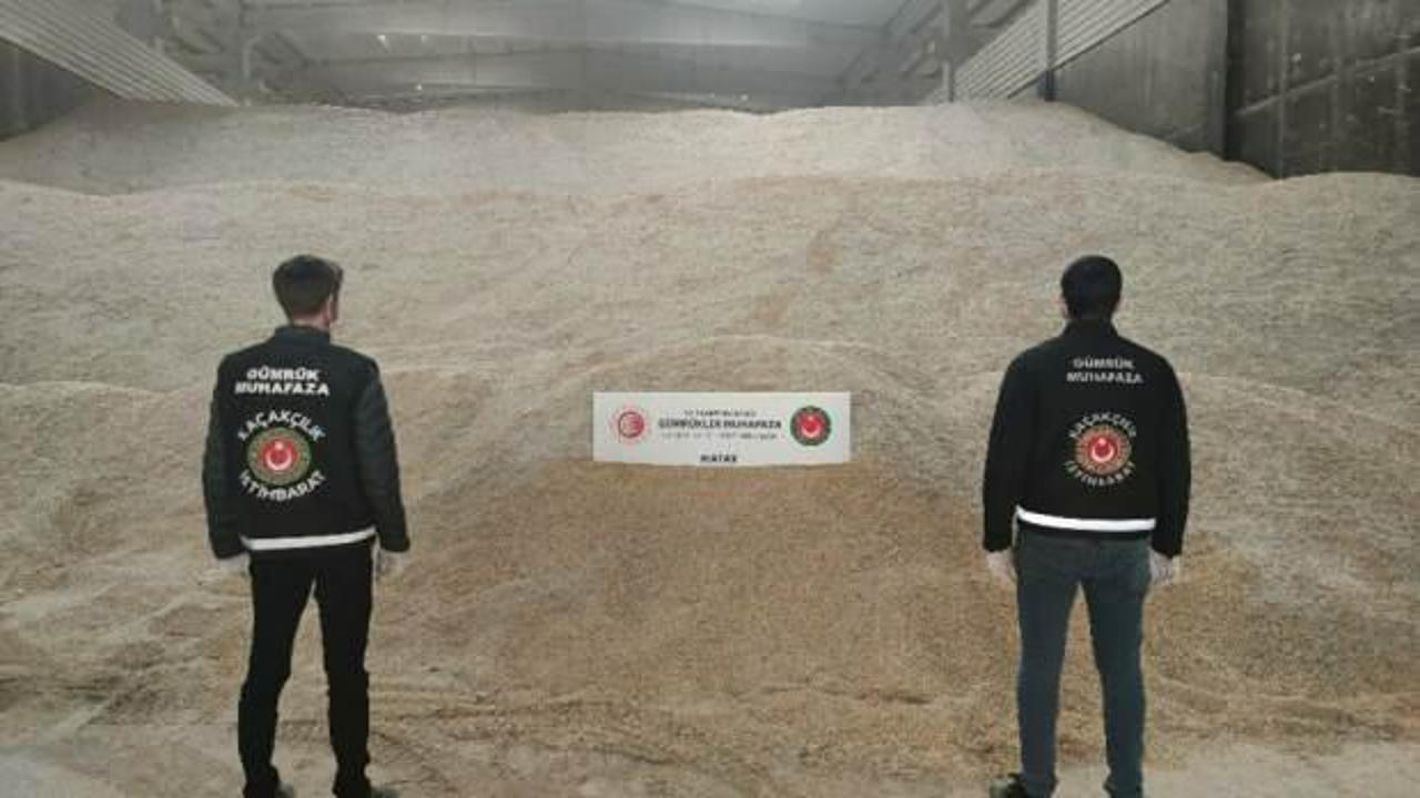 Hatay'da 5 bin ton genetiği değiştirilmiş pirinç ele geçirildi