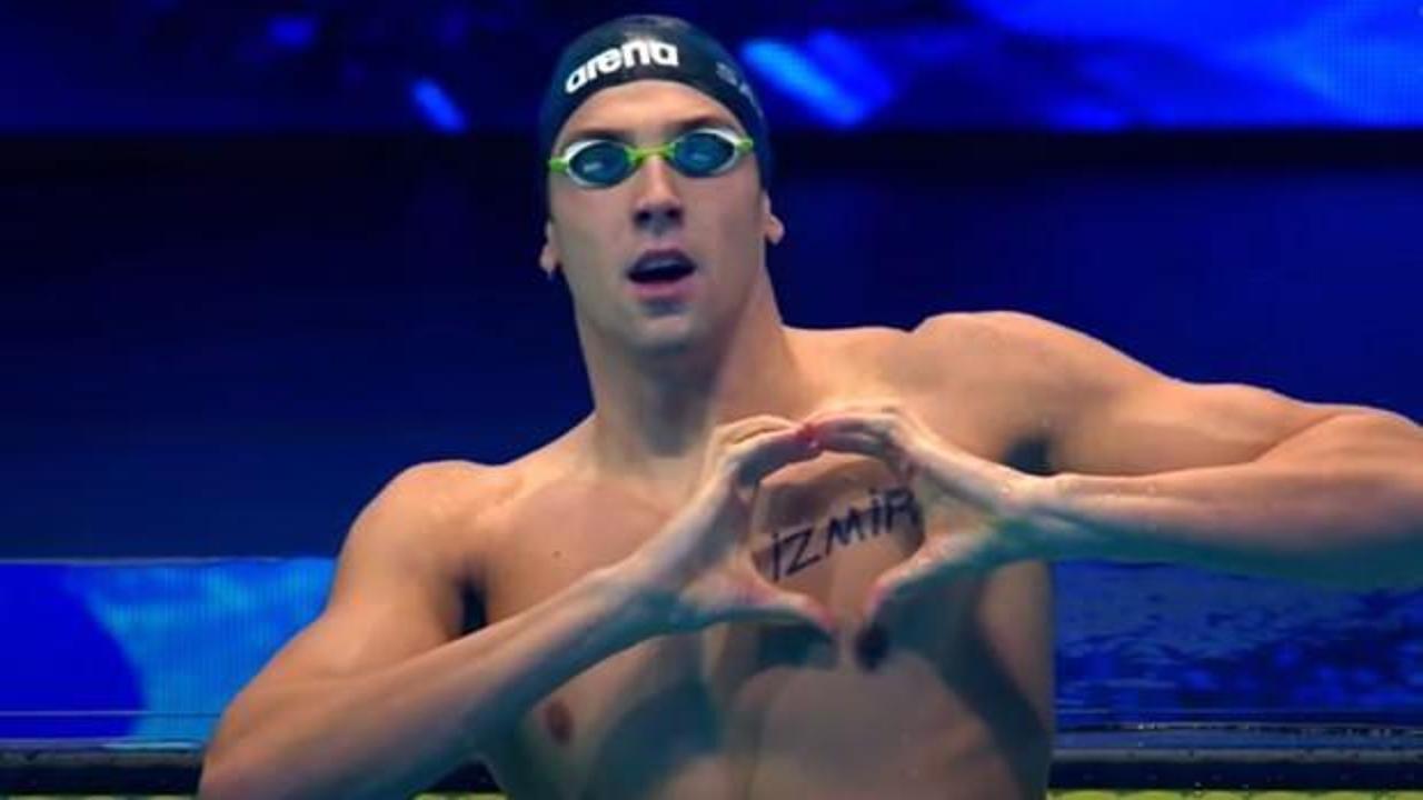 Milli sporcu Emre Sakçı'ya "Yılın çıkış yapan yüzücüsü" ödülü