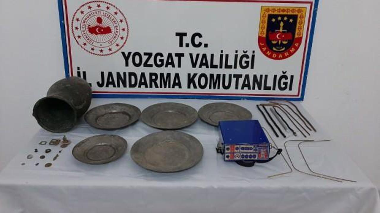 Yozgat'ta tarihi eser operasyonu: 3 gözaltı