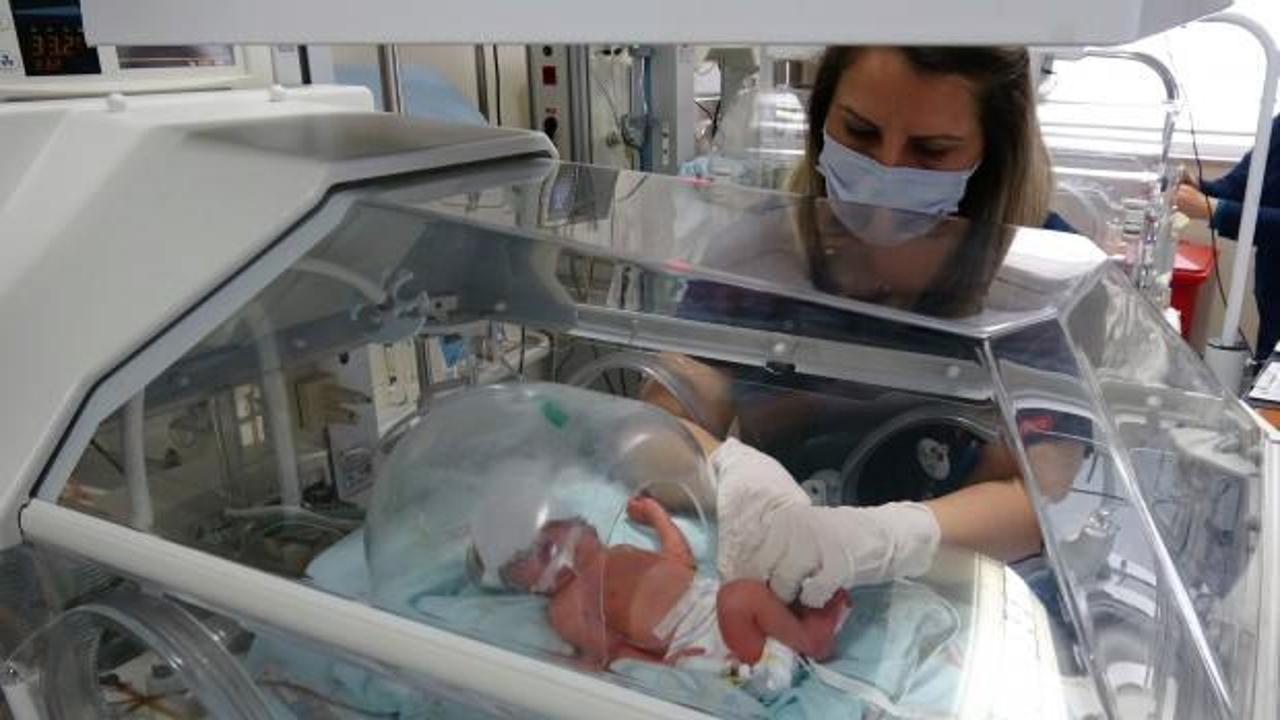Annesi koronavirüsten vefat etti! Sezaryenle dünyaya gelen 32 haftalık bebek hayata tutunuyor
