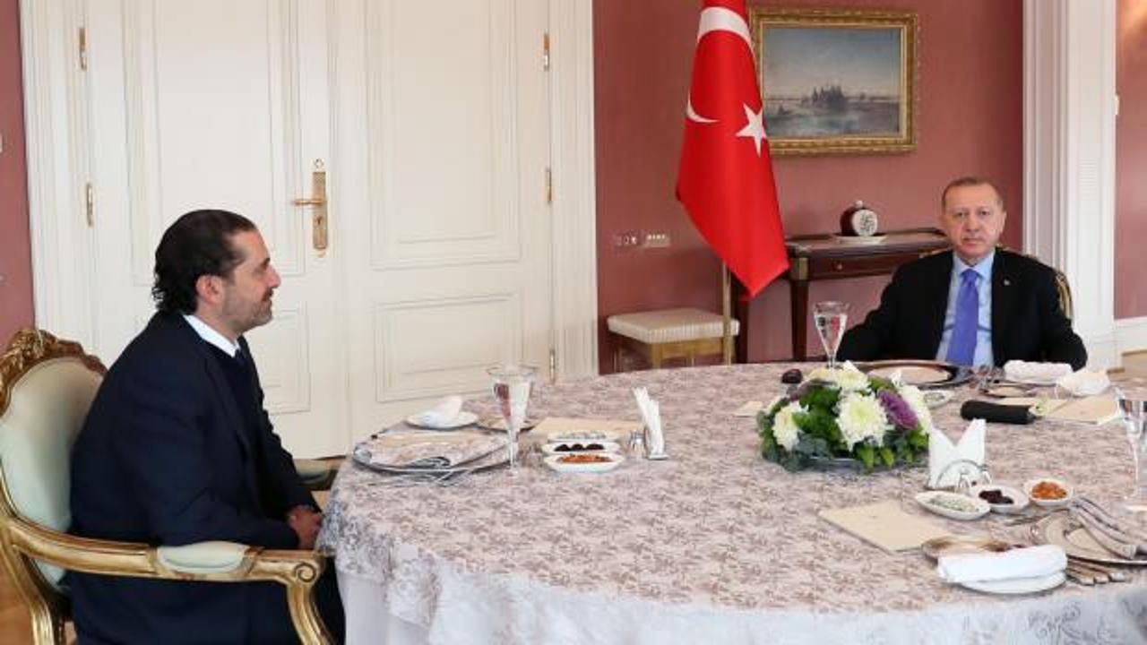 Başkan Erdoğan Saad Hariri'yi kabul etti