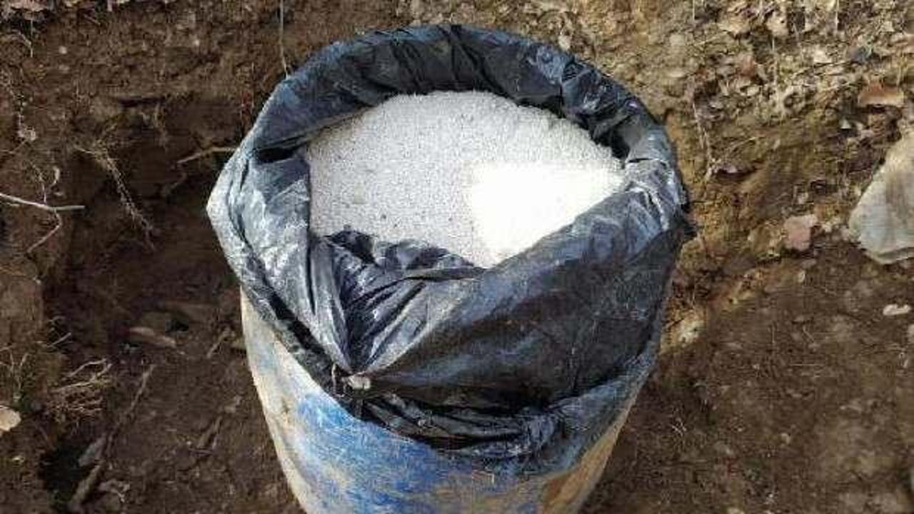Bitlis'te, 100 kilo amonyum nitrat ele geçirildi