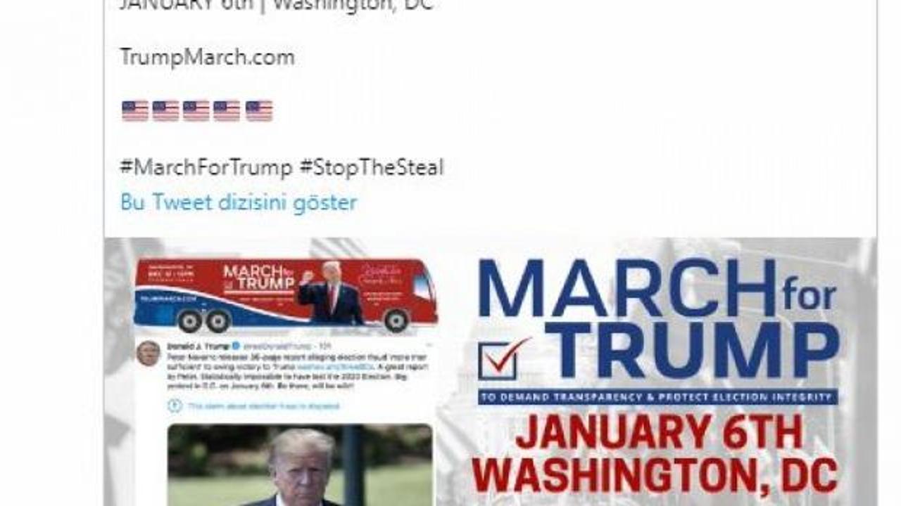 FBI'dan Trump destekçisinin "6 Ocak" paylaşımına inceleme