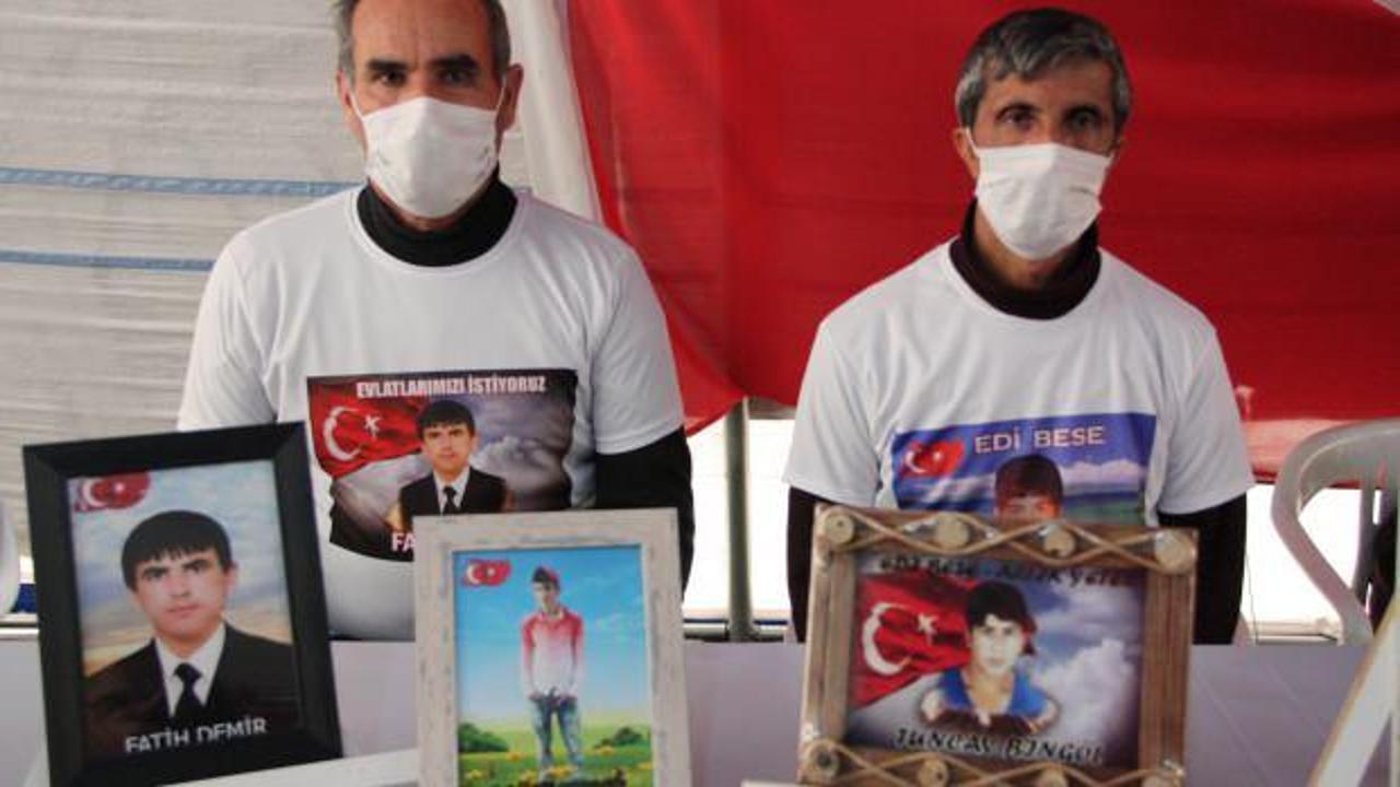 HDP önündeki evlat nöbeti eylemine bir aile daha katıldı